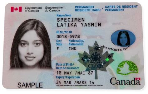 carte de résident permanent.
